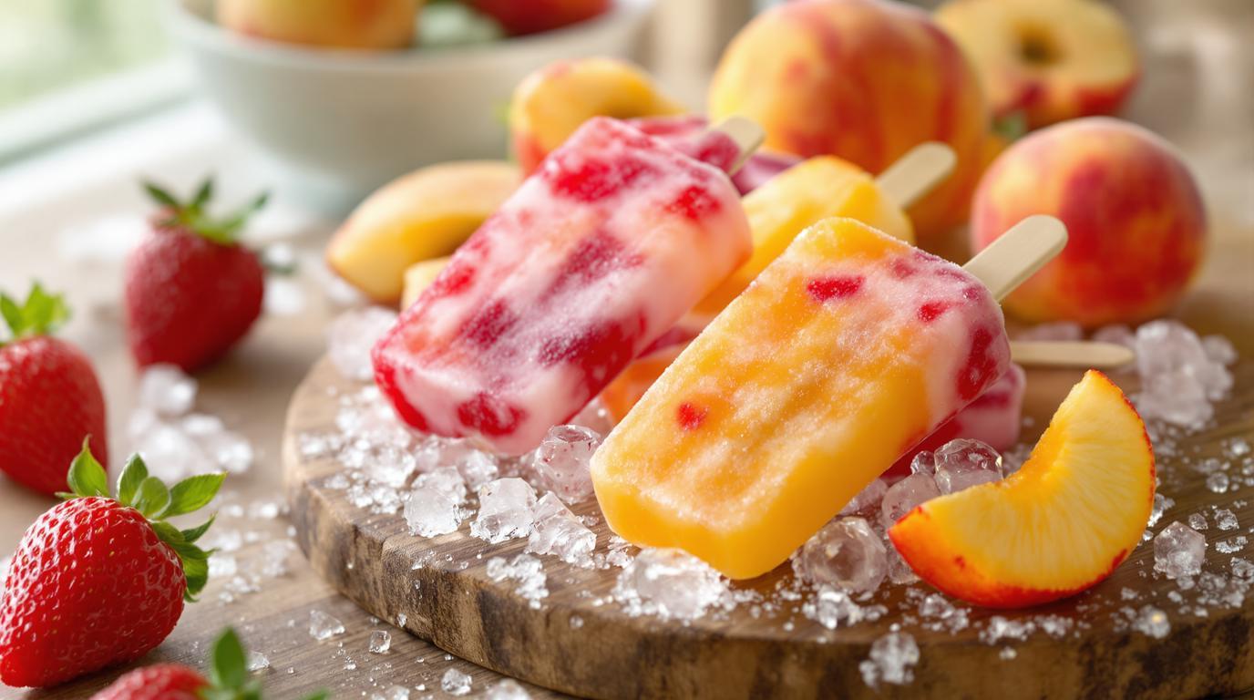 Bâtonnets glacés aux fruits : la recette de grand-mère sans sucre ajouté