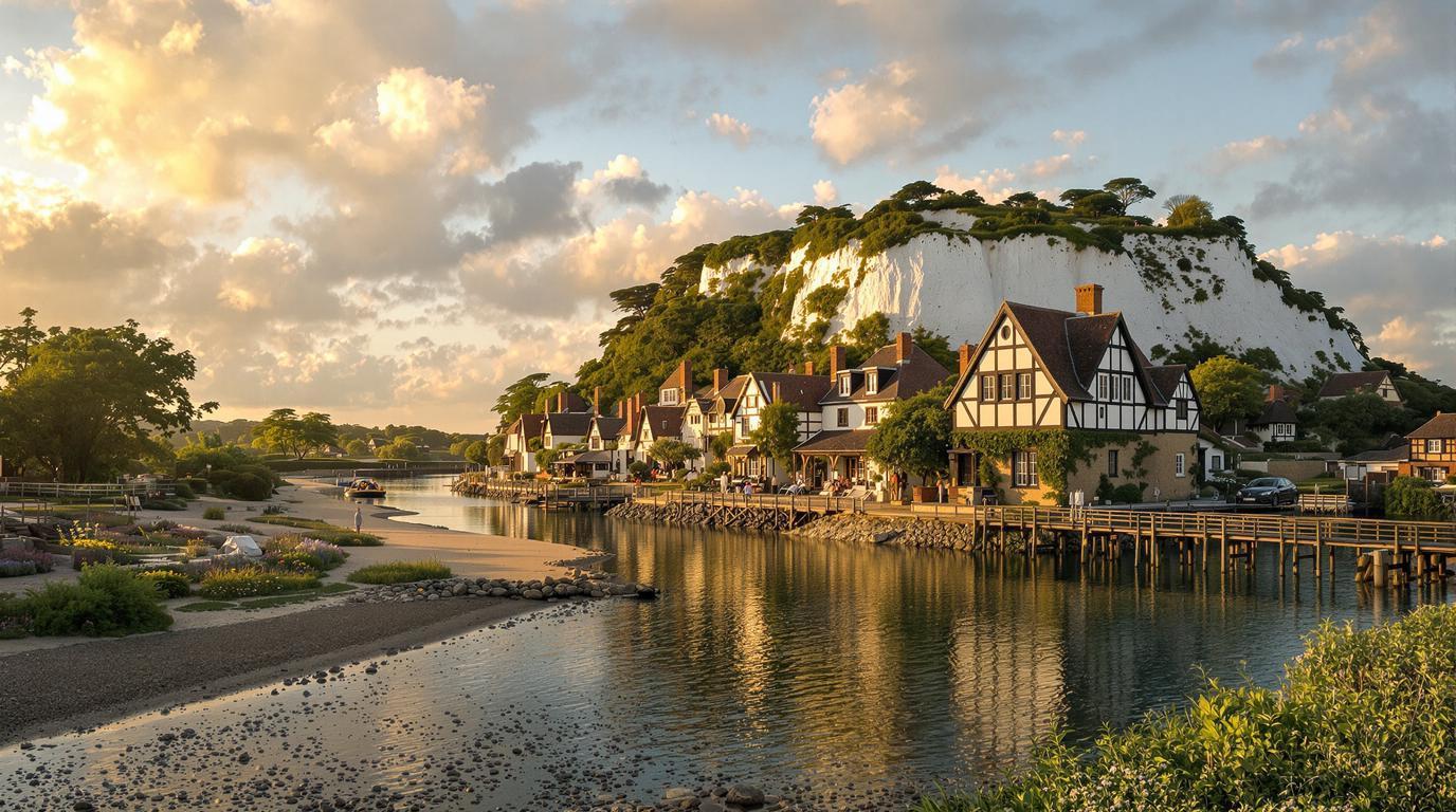 Ce village de Normandie où 515 habitants vivent au bord du plus petit fleuve de France