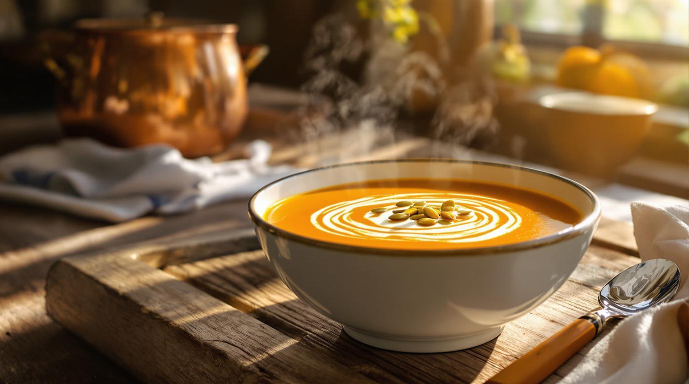 Velouté de potiron de Mémé : douceur d&rsquo;automne en Bourgogne
