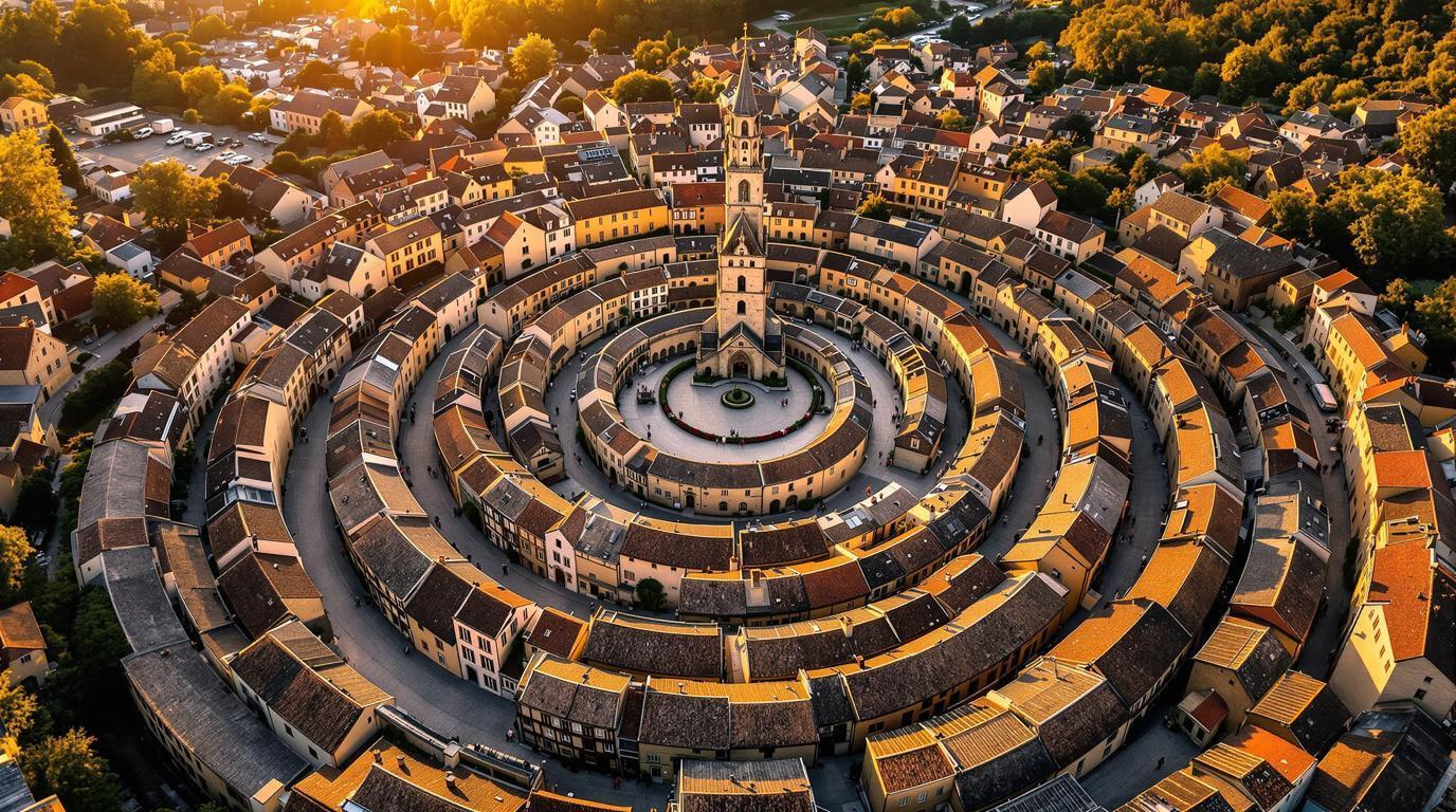 Ce village de Dordogne où 748 habitants vivent dans des rues concentriques