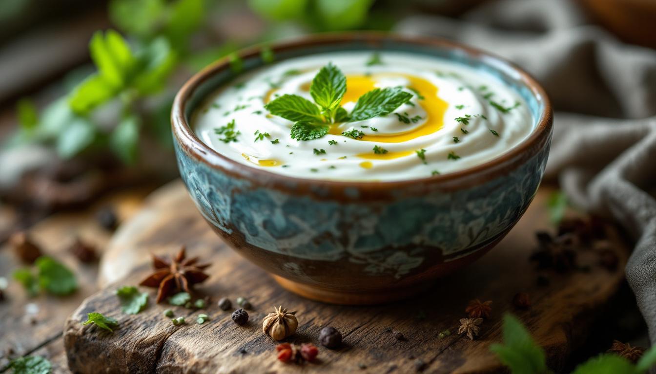 Sauce yaourt méditerranéenne: la recette secrète de grand-mère pour BBQ