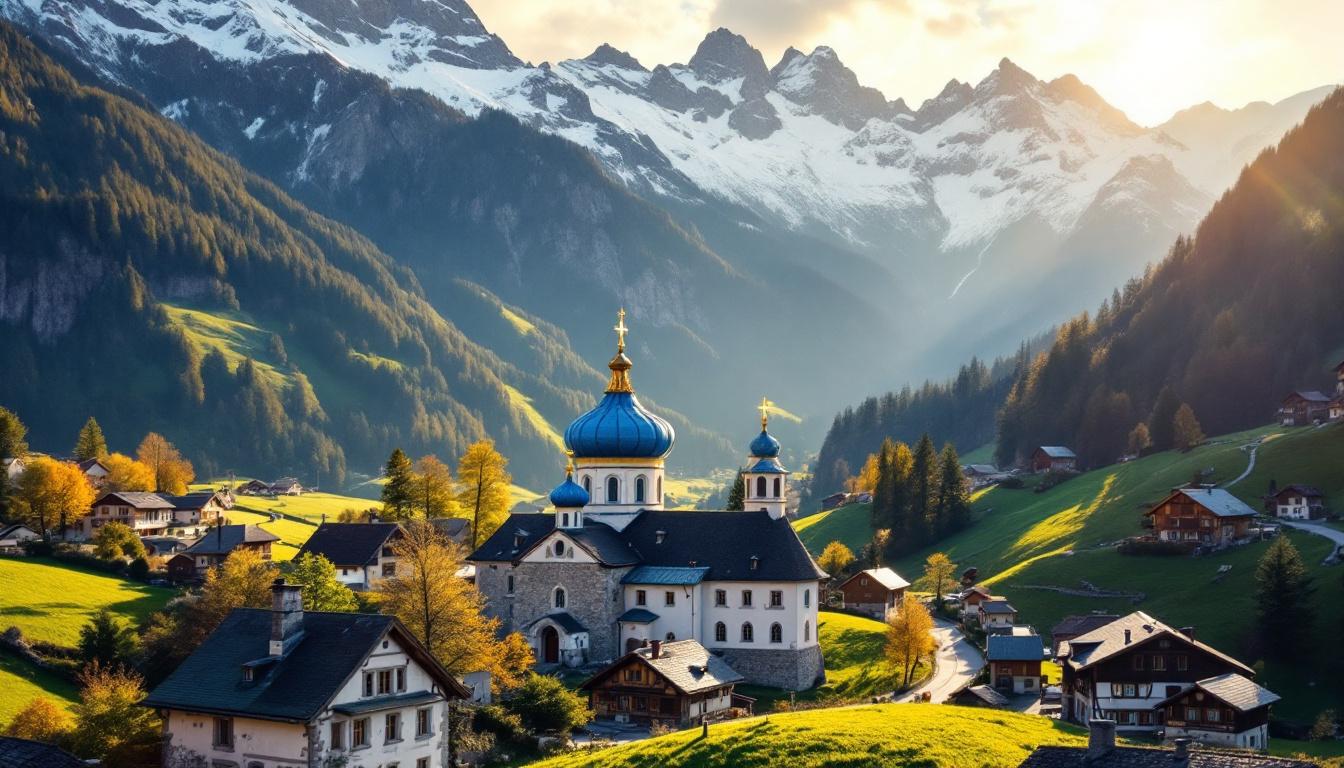 Cette ville de Savoie où 7700 habitants accueillent le Tour et une église orthodoxe