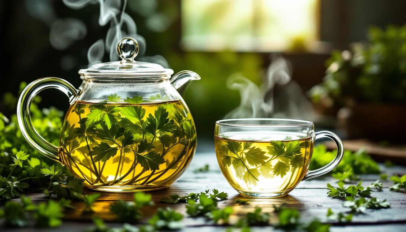 Infusion de coriandre : -30% de plomb en 3 semaines, étude 2025