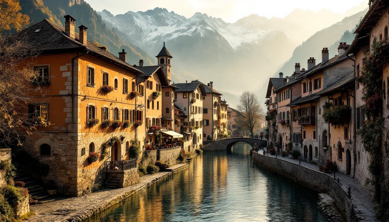 Ce village des Alpes-Maritimes où 1600 habitants vivent le long d’un canal médiéval