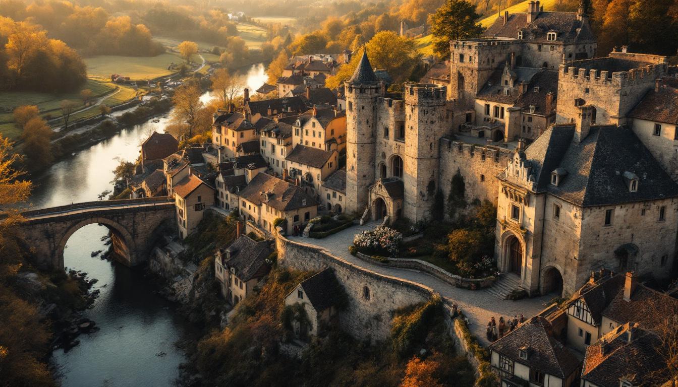 Ce village médiéval où 5 fois Guillaume le Conquérant s’empara du château
