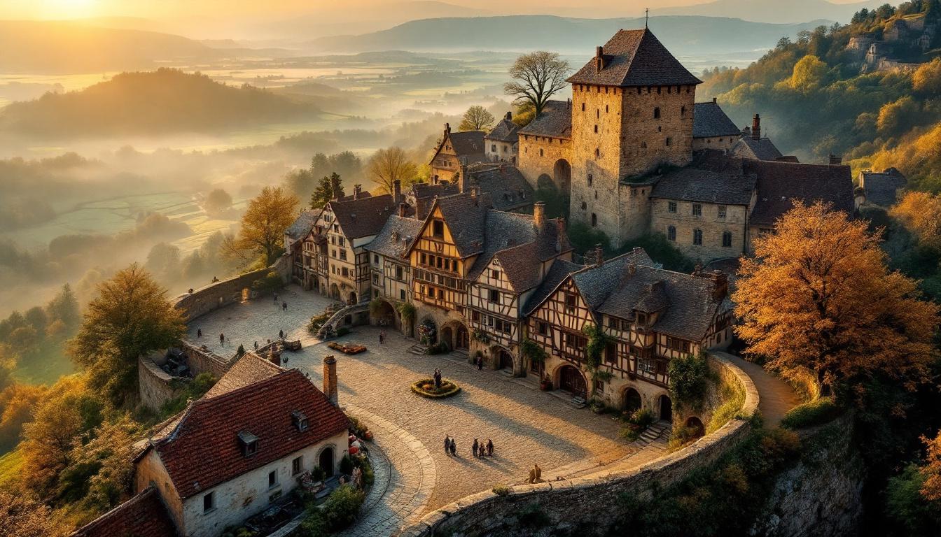 Ce village de l&rsquo;Ain où 80 bâtiments médiévaux sont classés Monuments Historiques