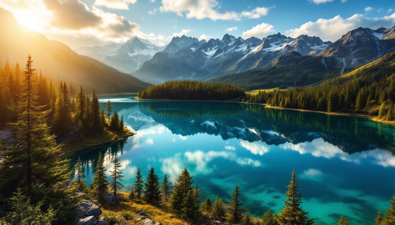 Ce lac à 680 mètres d&rsquo;altitude où 25 hectares d&rsquo;eau reflètent 89 ans d&rsquo;histoire