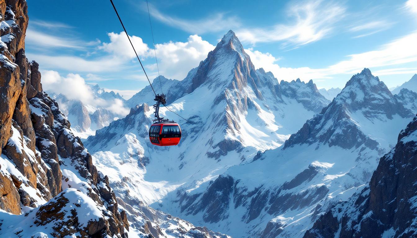Ce téléphérique de Haute-Savoie qui franchit 2800 m de dénivelé en 20 minutes