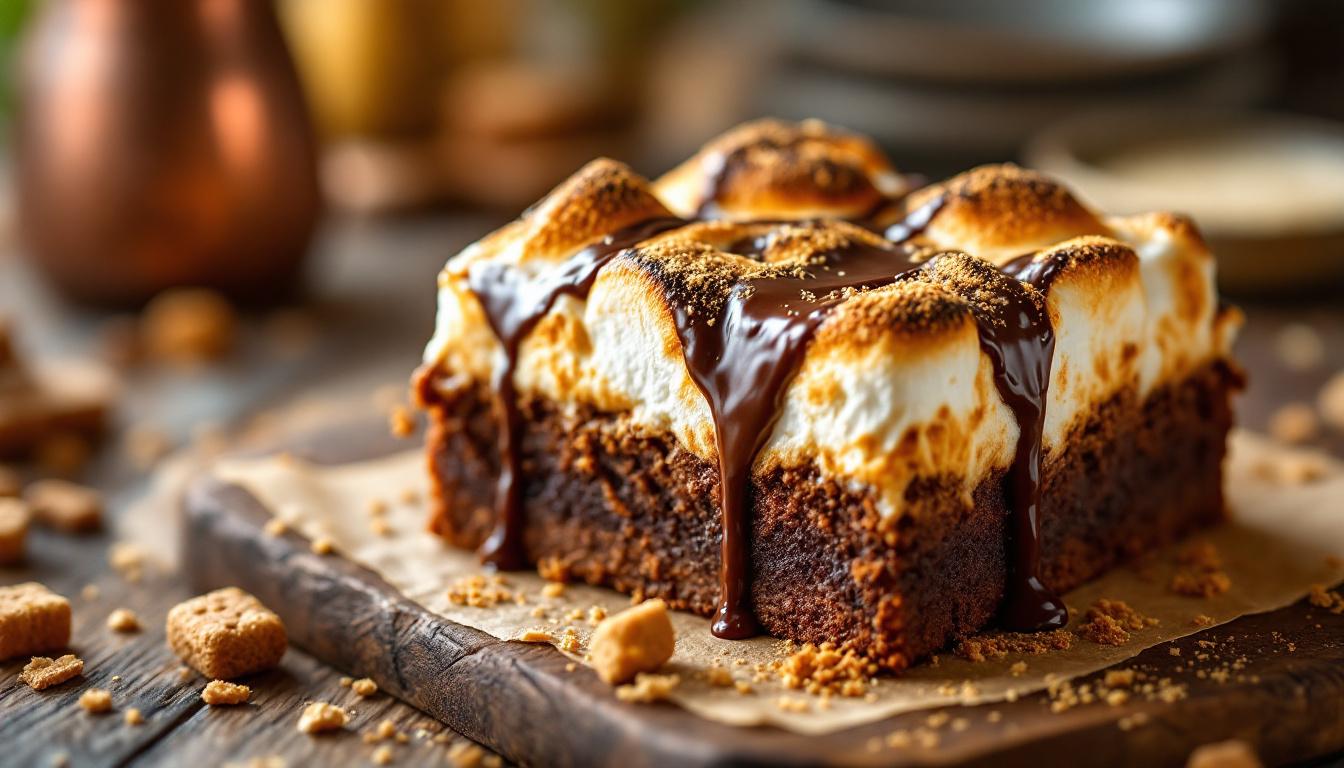 S&rsquo;mores Brownies de Mamie : le goûter transatlantique qui ravive l&rsquo;enfance