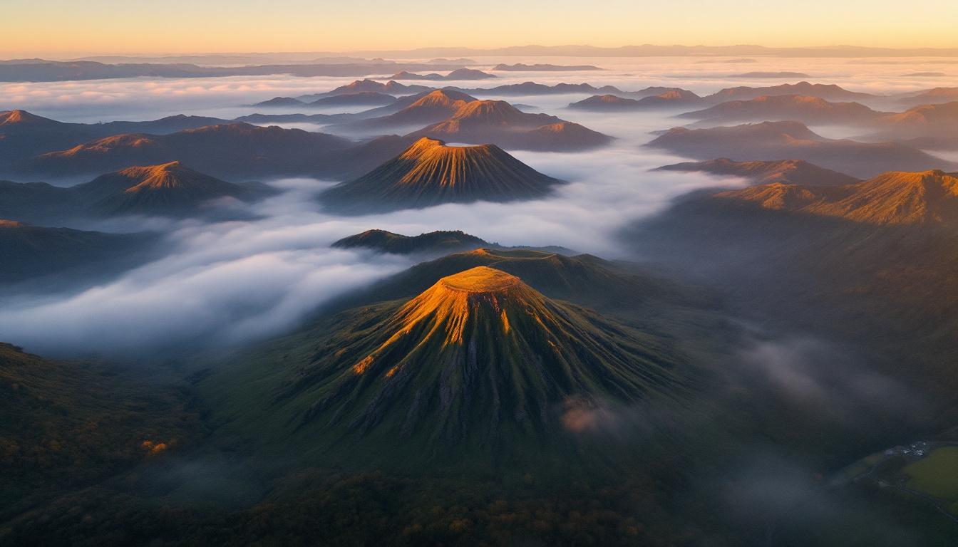 Ce coin de France où 80 volcans s&rsquo;alignent sur 32 km de paysages uniques
