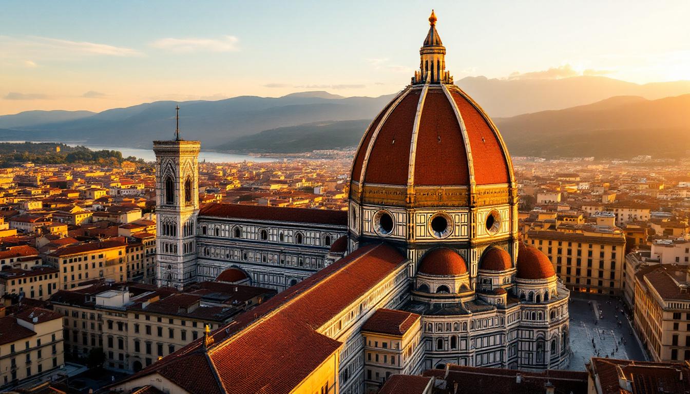 Cette ville de Toscane où la plus grande coupole en briques mesure 45,5 mètres