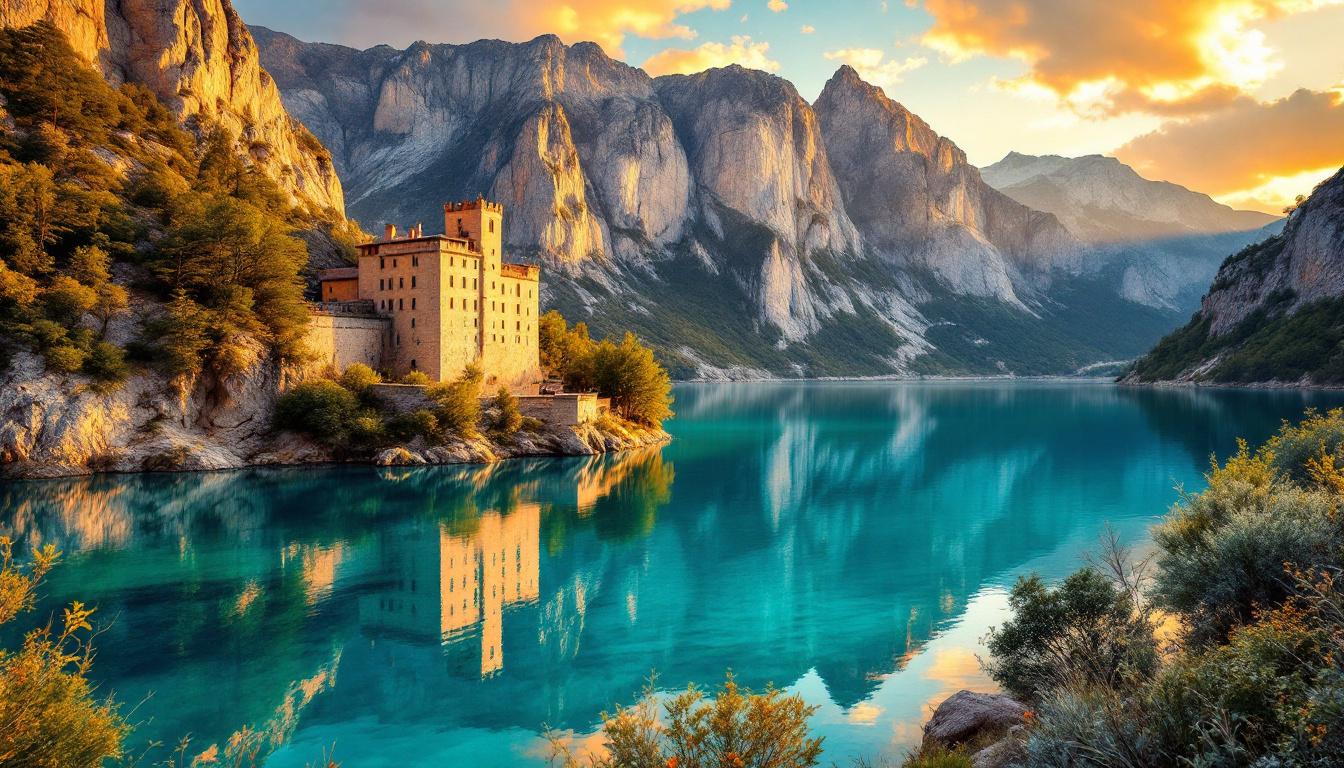 Ce lac de Provence où 328 hectares d&rsquo;eau turquoise reflètent 55 ans d&rsquo;histoire