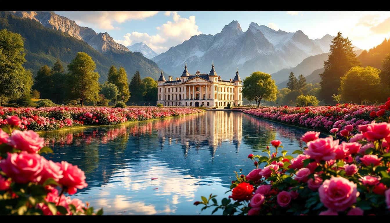 Ce lac de Chambéry né d&rsquo;une autoroute où 6000 rosiers fleurissent chaque été