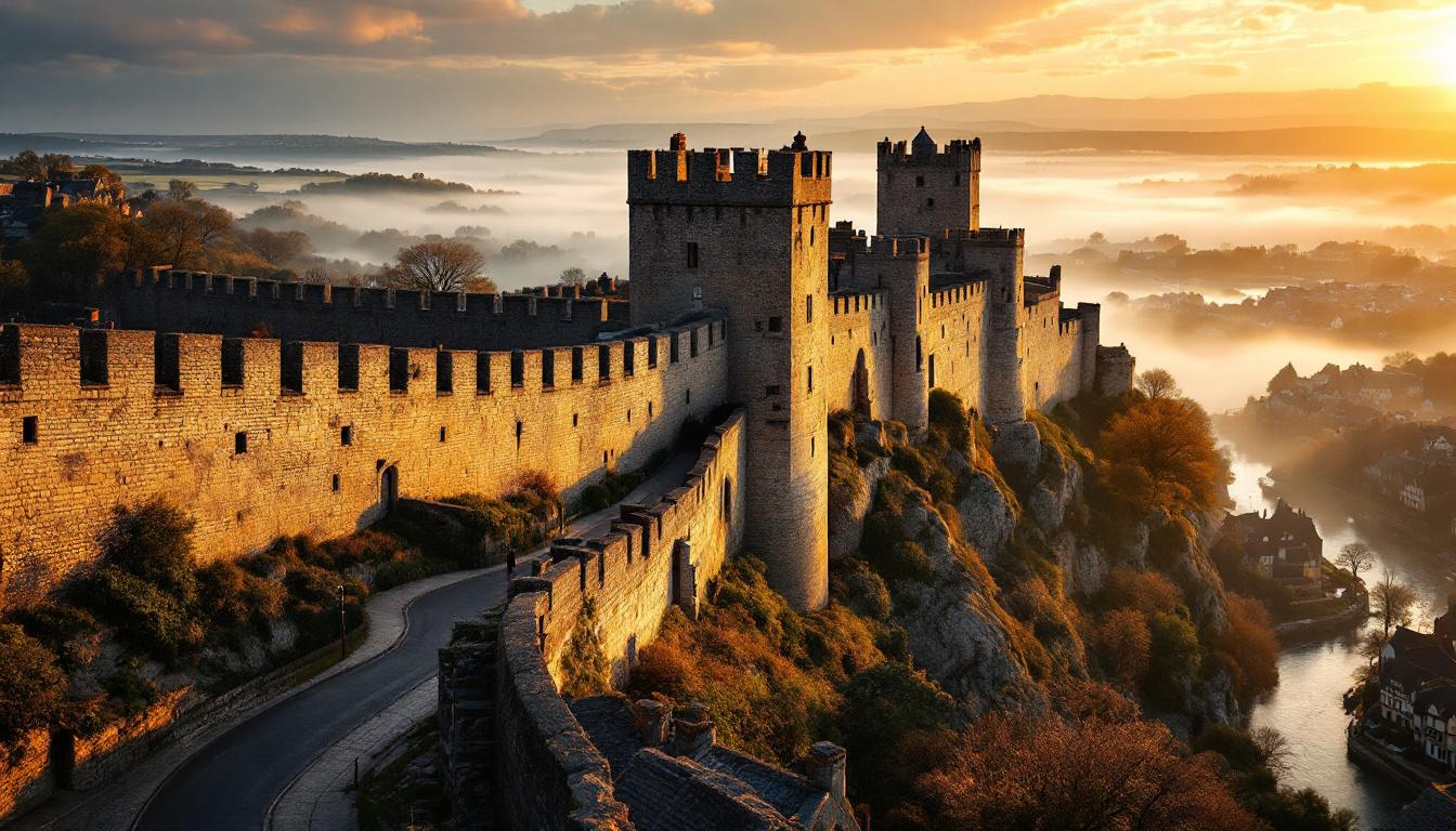 Cette ville de Bretagne où 3 km de remparts médiévaux dominent la vallée