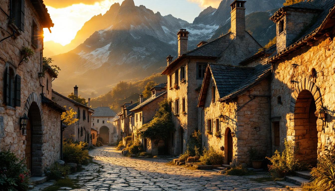 Ce village des Pyrénées-Orientales où 22 habitants vivent dans un décor médiéval
