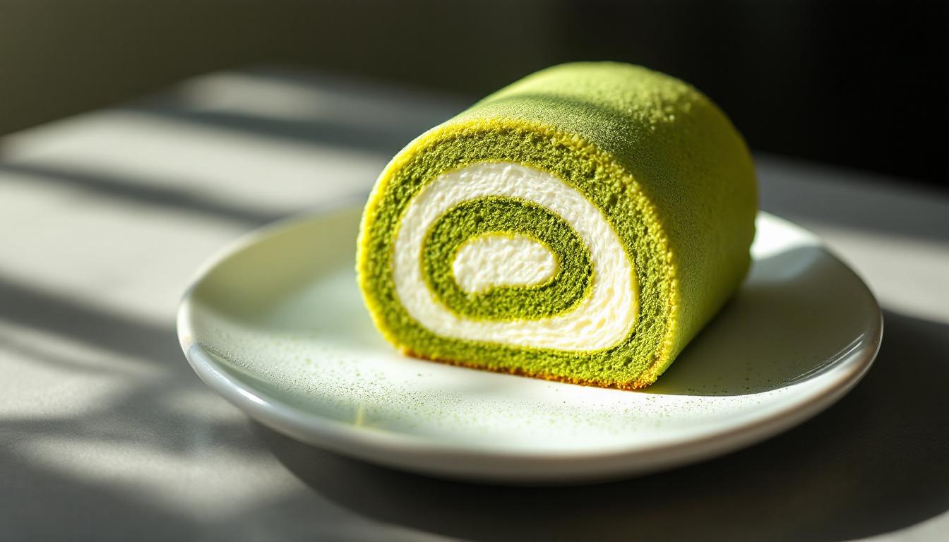 Matcha Swiss Roll de Mamie : la spirale verte qui traverse le temps