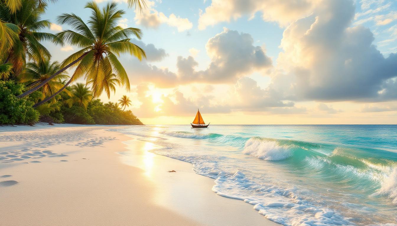 Cette plage de 17 km où le sable si fin glisse entre les doigts