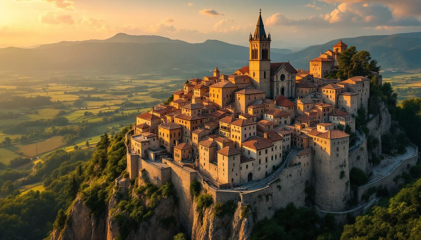 Ce village de l&rsquo;Indre où 510 habitants vivent dans une cité médiévale à 40m de hauteur