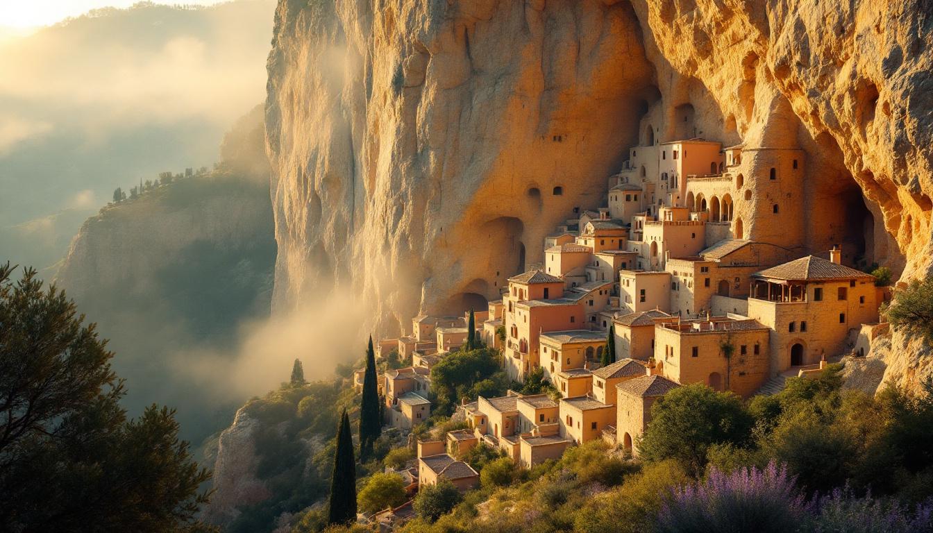 Ce village du Var où 15 personnes vivaient dans des grottes creusées à la falaise