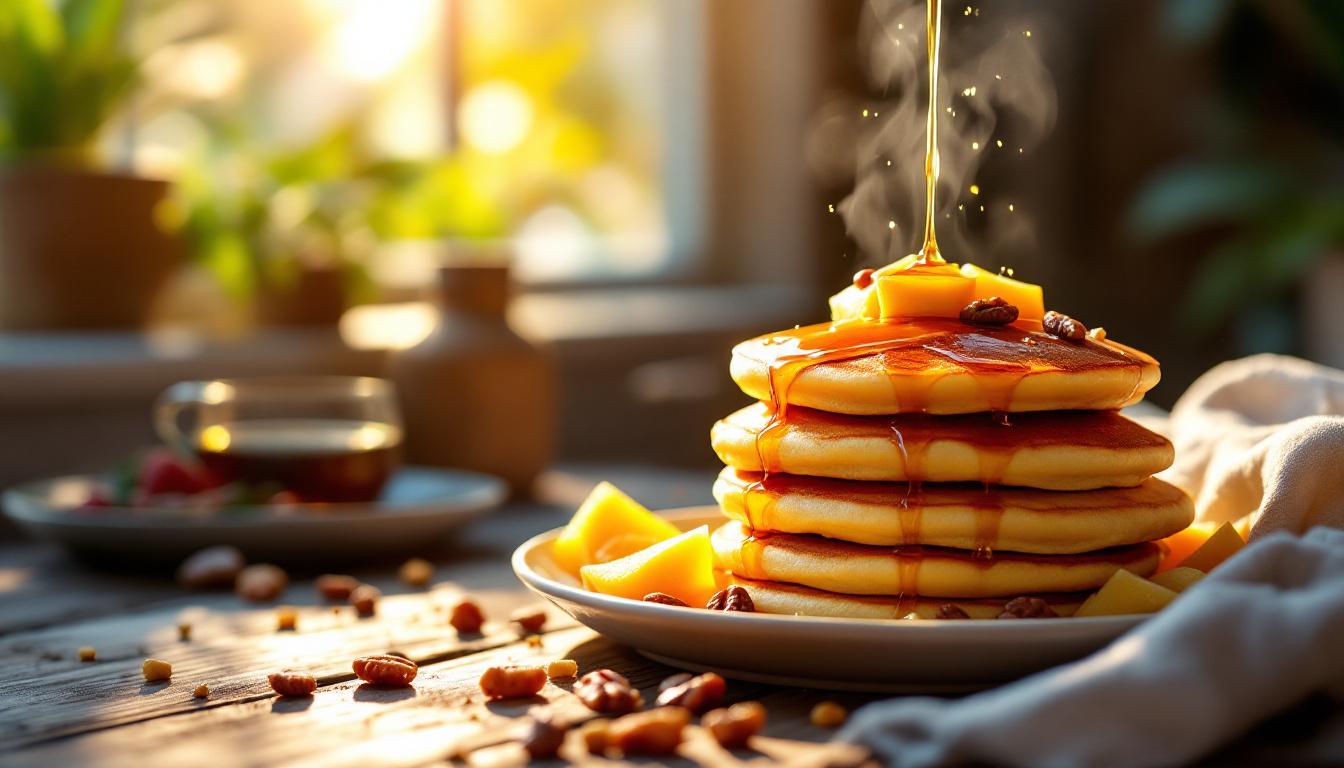 Pancakes au thé thaï de Mamie : le voyage gustatif du dimanche matin