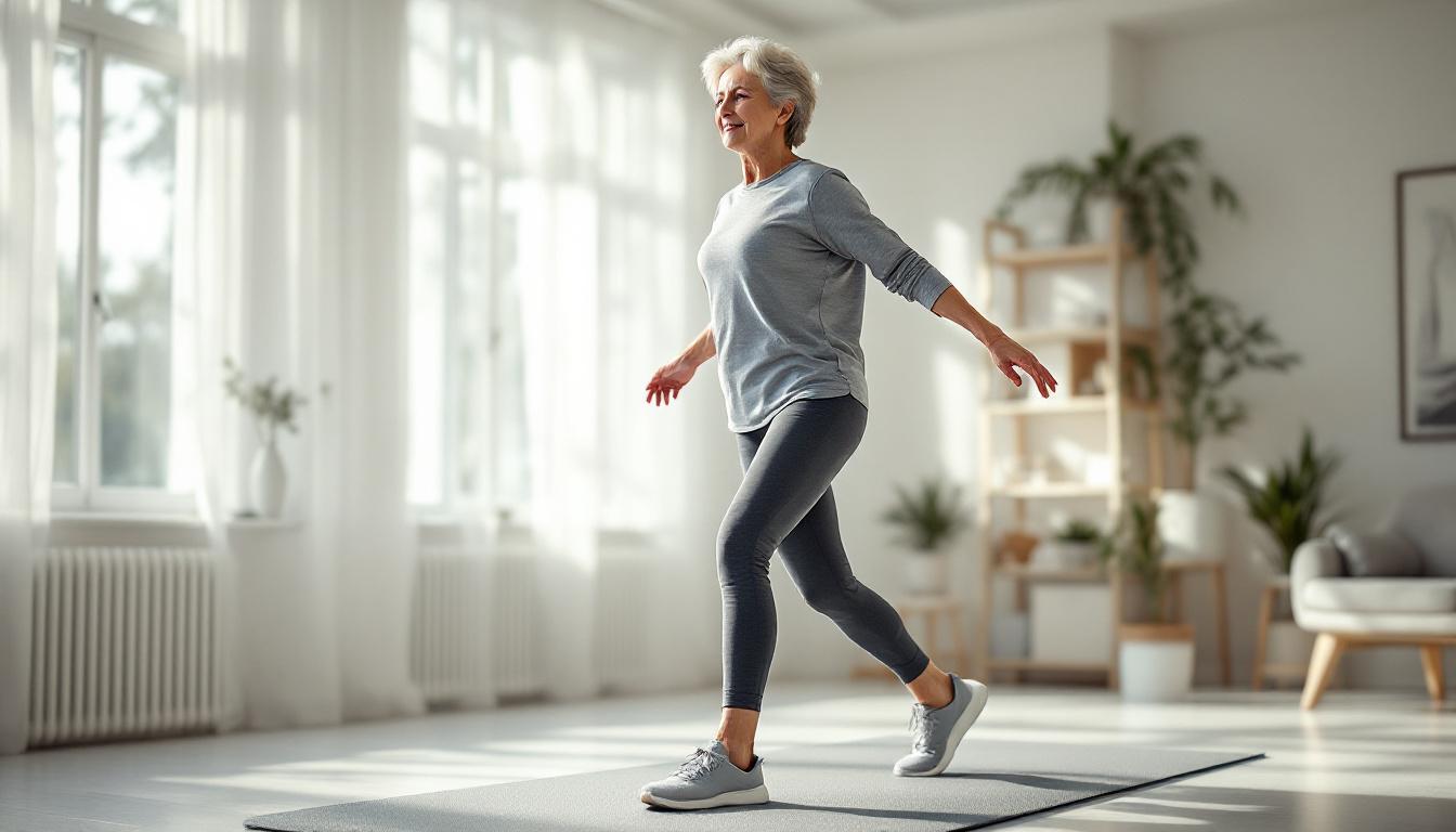 Exercice anti-chute : 30% d&rsquo;équilibre en plus pour les seniors