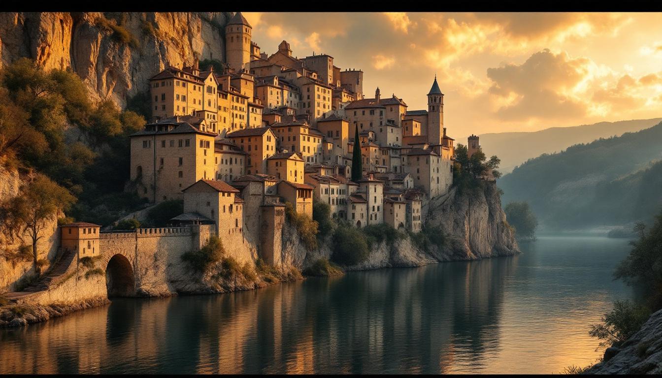 Ce village d&rsquo;Ardèche où 8 siècles d&rsquo;histoire s&rsquo;étagent contre la falaise