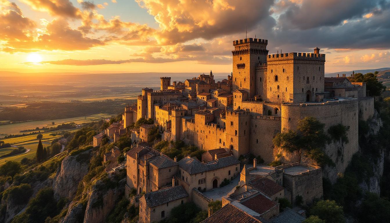 Ce village de l&rsquo;Aveyron où 540 habitants vivaient derrière des remparts templiers