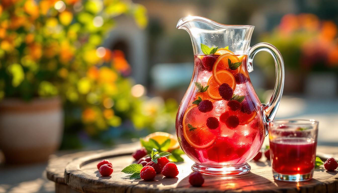 Sangria rosé aux fruits rouges : la recette secrète andalouse enfin révélée