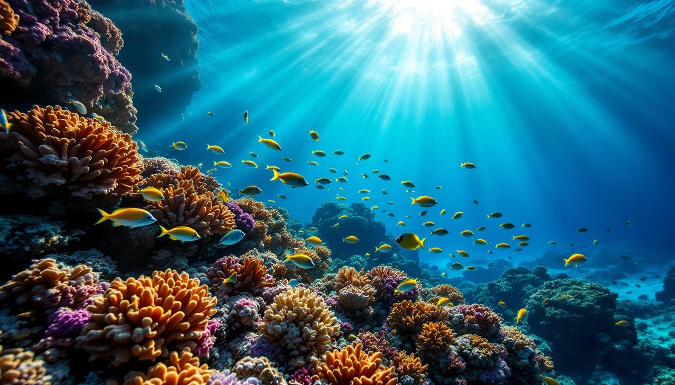 Cette île de 984 km² où 350 espèces de poissons peuplent les récifs coralliens