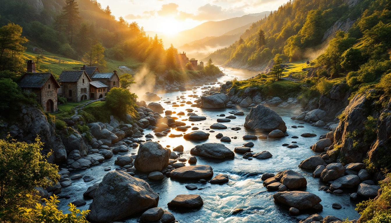 Cette rivière de 136 km où 210 mètres de dénivelé sculptent un écrin naturel