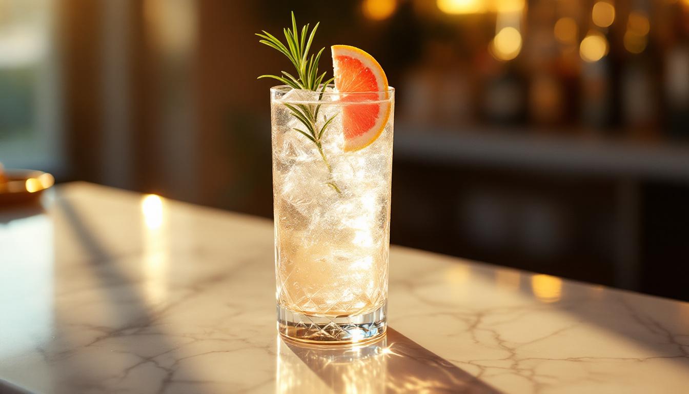 Gin Fizz au romarin et pamplemousse : le cocktail qui réveille l&rsquo;été