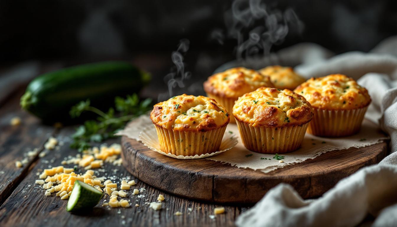 Muffins courgette-cheddar : la recette familiale qui traverse 3 générations