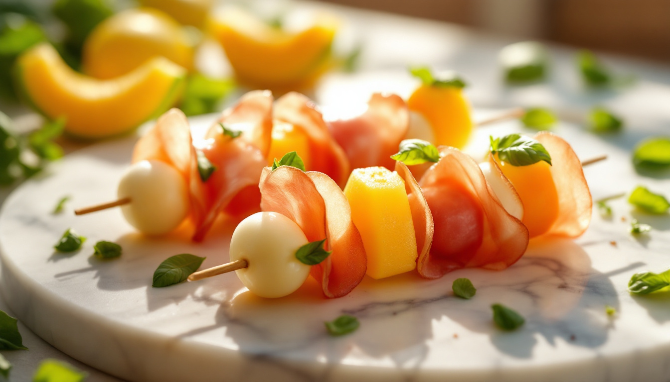 Brochettes melon-jambon : le contrasto italien de l’été en 5 étapes
