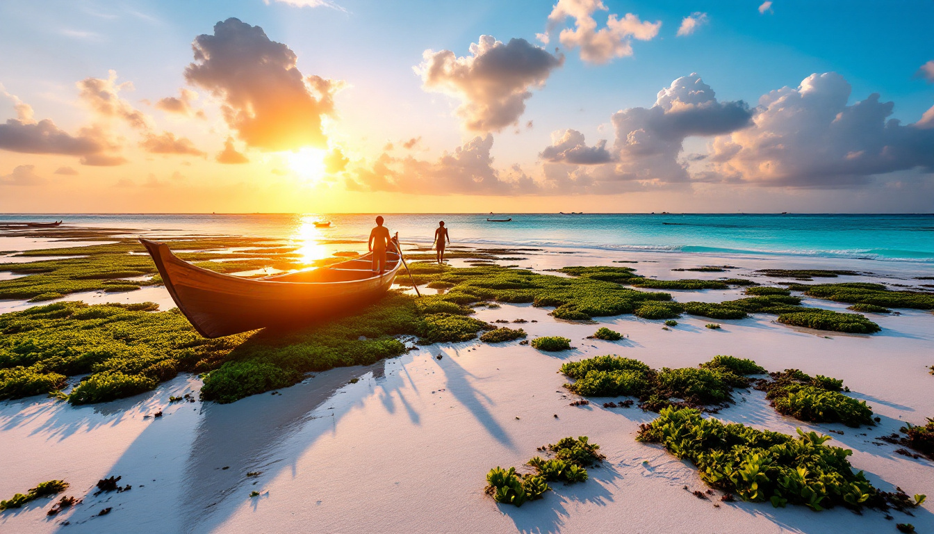 Cette plage de 10 km où les marées dévoilent un jardin marin émeraude
