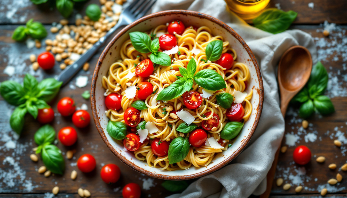 Salade de pâtes estivale: le secret des tomates macérées révélé
