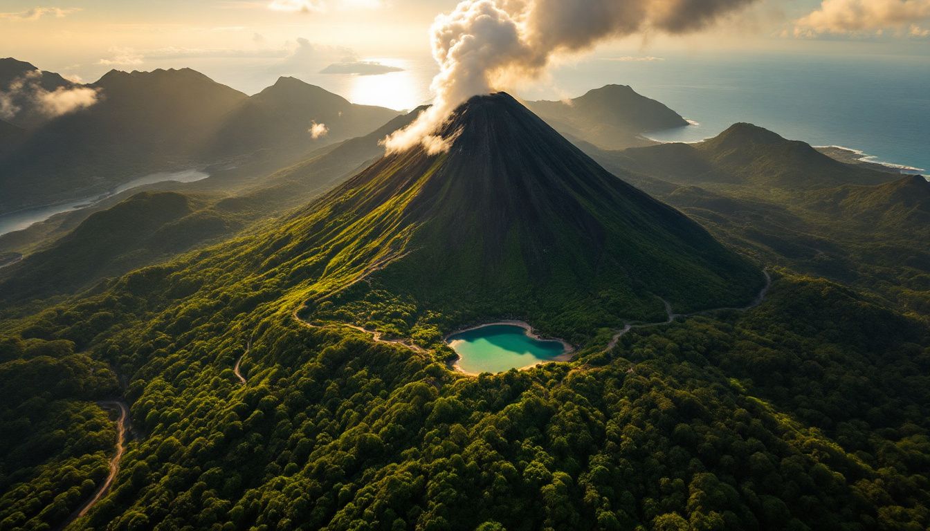 Cette île de 389 km² où un volcan de 1234 m façonne le caractère depuis des millénaires