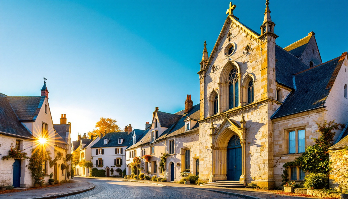 Ce village de Touraine où 50 œuvres de Street Art côtoient une collégiale du XIIe
