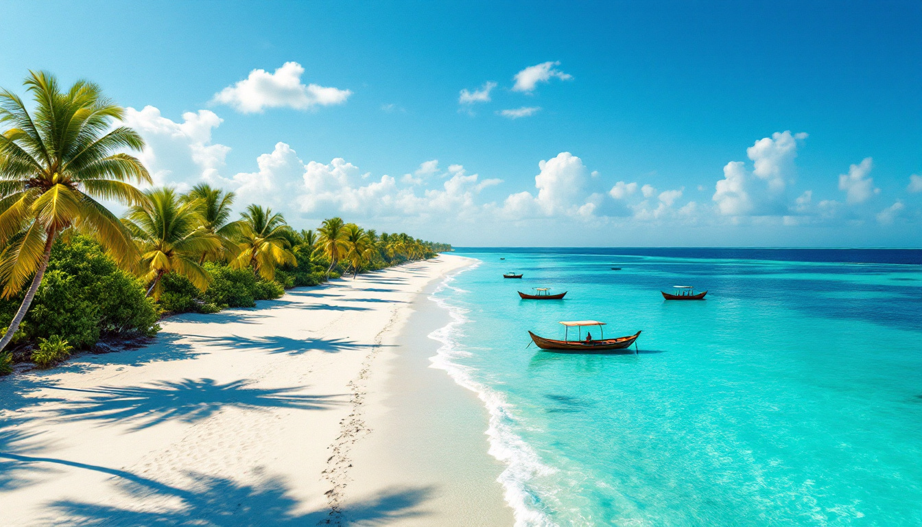 Cette plage de 2,5 km à Zanzibar où les eaux turquoise restent accessibles à marée basse