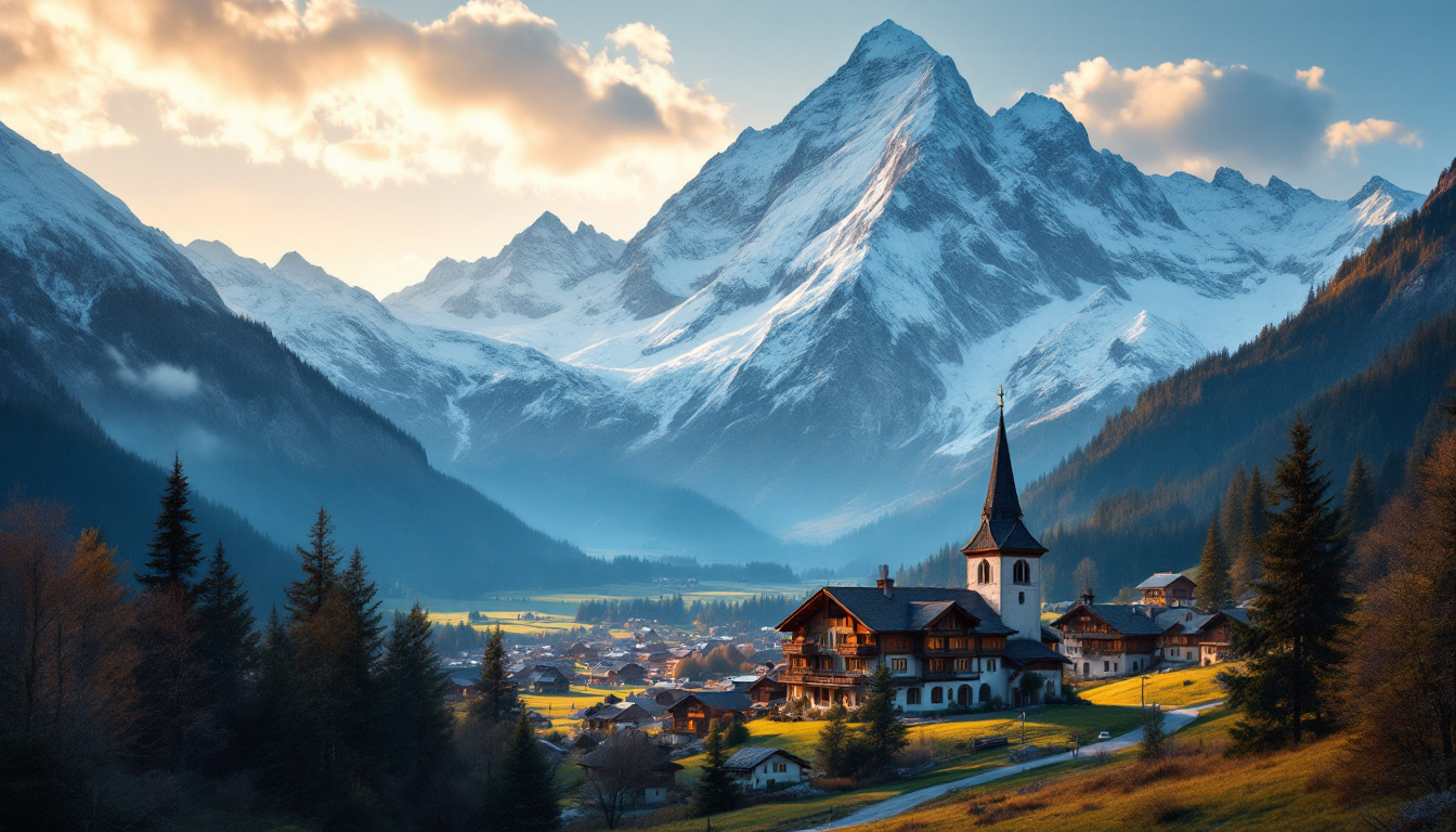 Ce village des Alpes où 8 500 habitants vivent au pied du plus haut sommet d&rsquo;Europe