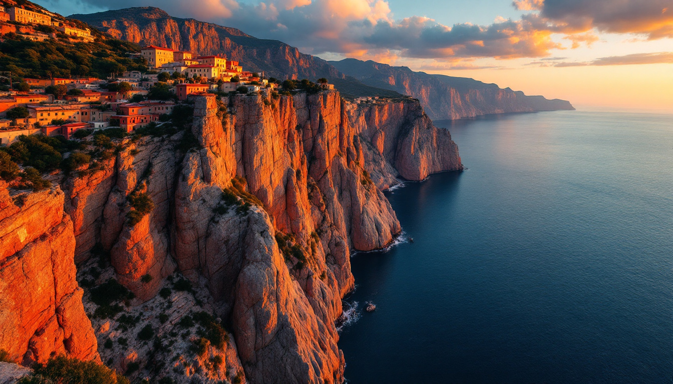 Ce village corse où 440 mètres d&rsquo;altitude révèlent des falaises rouges sculptées