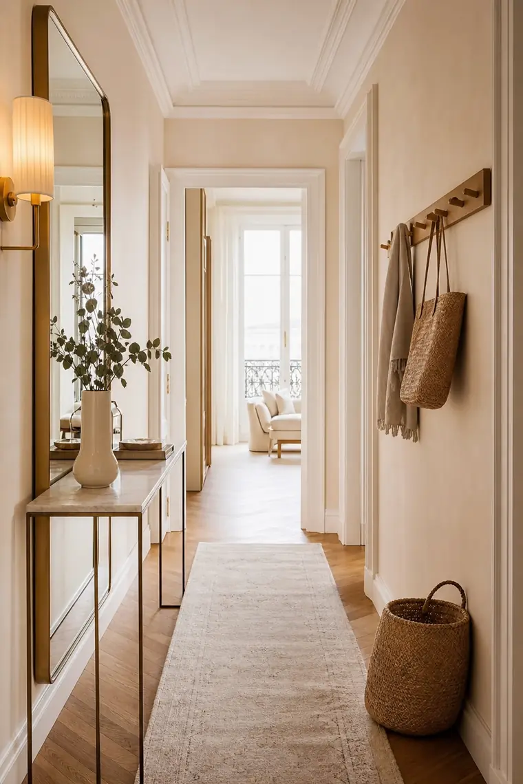 5 idées pour rendre un couloir étroit plus lumineux