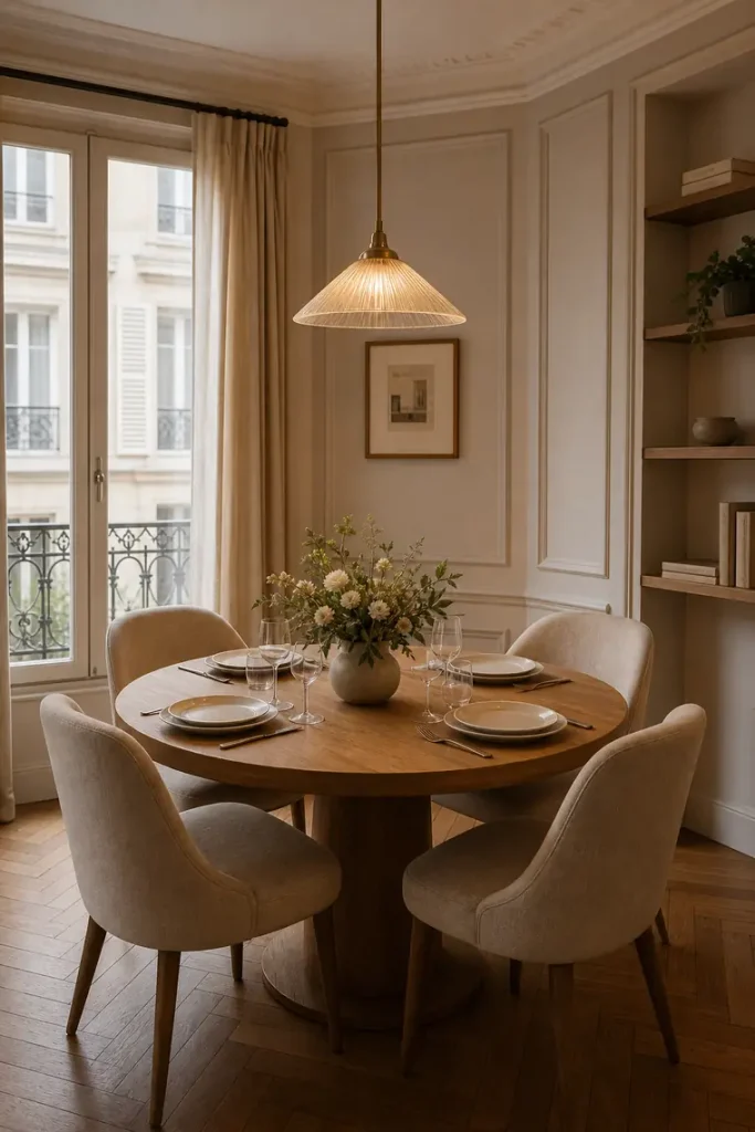 5 idées pour aménager une petite salle à manger chaleureuse